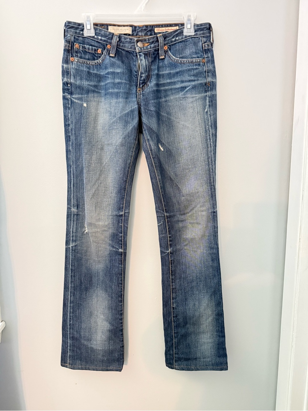 AG Adriano Goldschmied The Kiss vintage slim straight leg jeans size 27